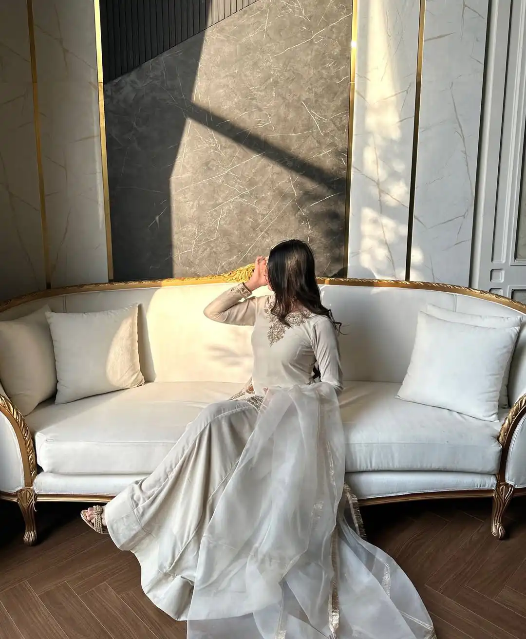 NF 1269 Off White Korean Satin Silk Salwar Suit with Lace Work & Embroidery Work. Exclusive Offer ₹2149. Delivery 4-6 Working Days. Shop now. | Jump Suits, Salwar suit, Designer Suits, Casual Suits, Creative suits, Palazzo Suits, Party Wear Suits, Patiala Suits, Straight Suits