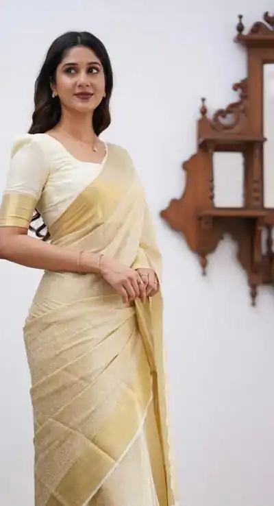 KPR 168 Off White in Soft Lichi Silk Lace Border & Lace Work Saree . Available at ₹1299 only. Delivery 4-6 Working Days. Shop now. | Sarees, Bollywood Sarees, Creative Sarees, Designer Sarees, Embroidered Sarees, Ethnic Saree, Modern Digital sarees, Party Wear Sarees