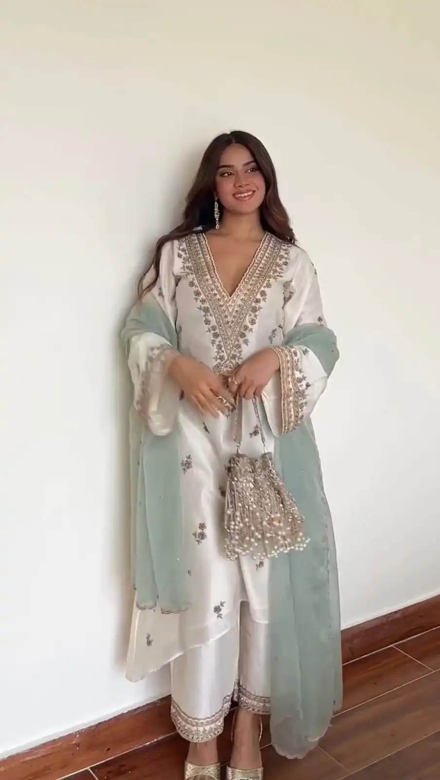 LG 2067 Off White Color Roman Silk Salwar Suit with Embroidery Work. Available at ₹1999 only. Delivery 4-6 Working Days. Shop now. | Jump Suits, Salwar suit, Designer Suits, Casual Suits, Creative suits, Palazzo Suits, Party Wear Suits, Patiala Suits, Straight Suits