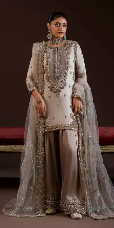 LG 2068 Off White Crape Silk Salwar Suit Perfect for Wedding, Party, Onam, Reception, Housewarming – . Grab it for ₹1999. Delivery 4-6 Working Day | Jump Suits, Salwar suit, Designer Suits, Casual Suits, Creative suits, Palazzo Suits, Party Wear Suits, Patiala Suits, Straight Suits