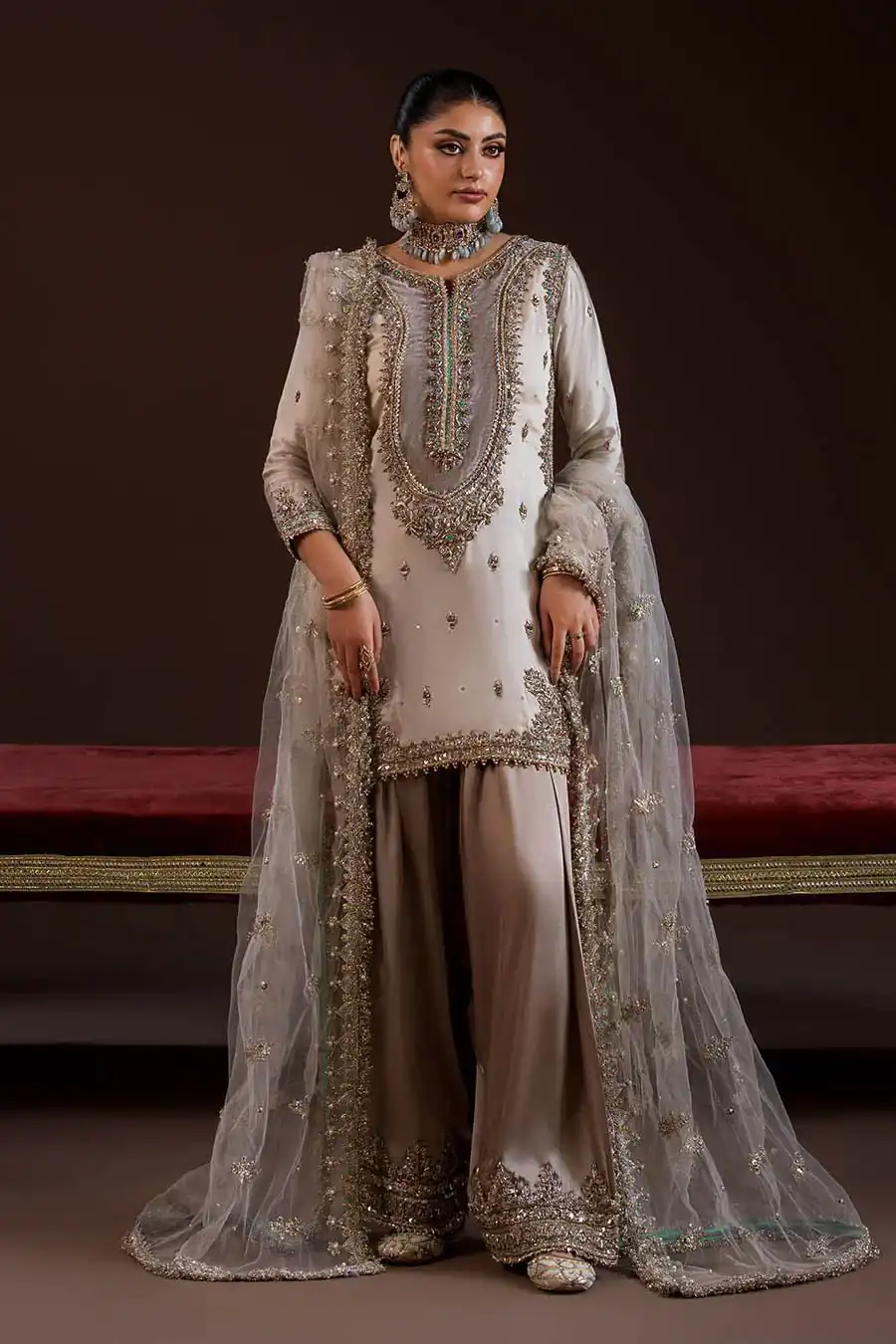 LG 2068 Off White Crape Silk Salwar Suit Perfect for Wedding, Party, Onam, Reception, Housewarming – . Grab it for ₹1999. Delivery 4-6 Working Day | Jump Suits, Salwar suit, Designer Suits, Casual Suits, Creative suits, Palazzo Suits, Party Wear Suits, Patiala Suits, Straight Suits