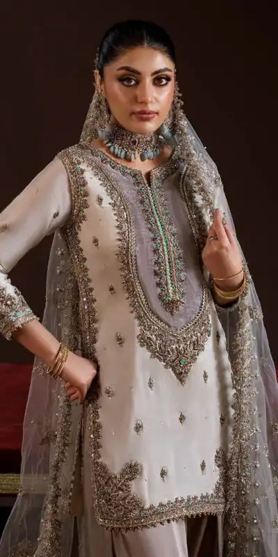 LG 2068 Off White Crape Silk Salwar Suit Perfect for Wedding, Party, Onam, Reception, Housewarming – . Grab it for ₹1999. Delivery 4-6 Working Day | Jump Suits, Salwar suit, Designer Suits, Casual Suits, Creative suits, Palazzo Suits, Party Wear Suits, Patiala Suits, Straight Suits