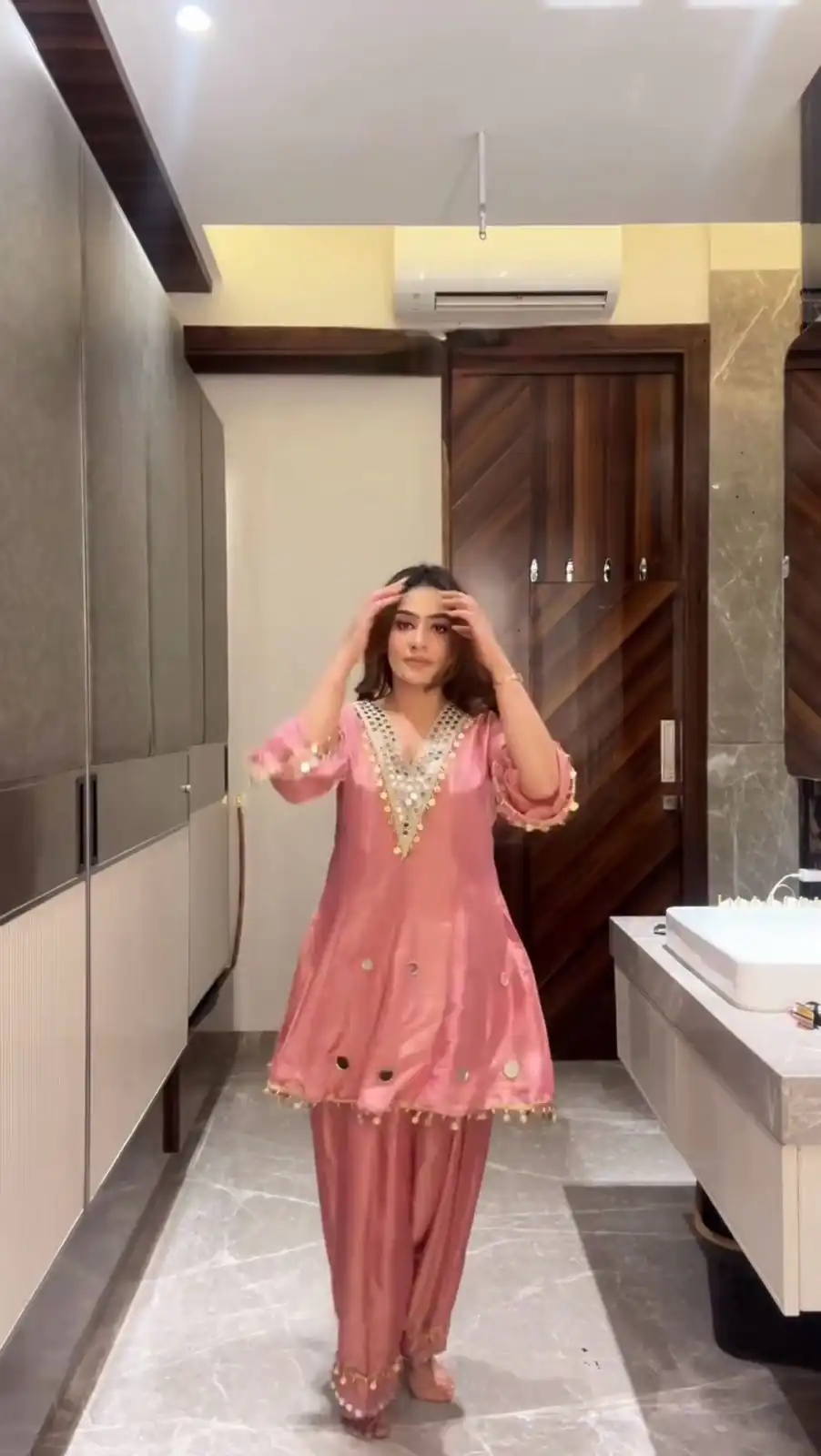 LG 2067 Peach Coss Moss Salwar Suit with Embroidery Work & Mirror Work. Affordable Price ₹2099. Delivery 4-6 Working Days. Shop now. | Jump Suits, Salwar suit, Designer Suits, Casual Suits, Creative suits, Palazzo Suits, Party Wear Suits, Patiala Suits, Straight Suits