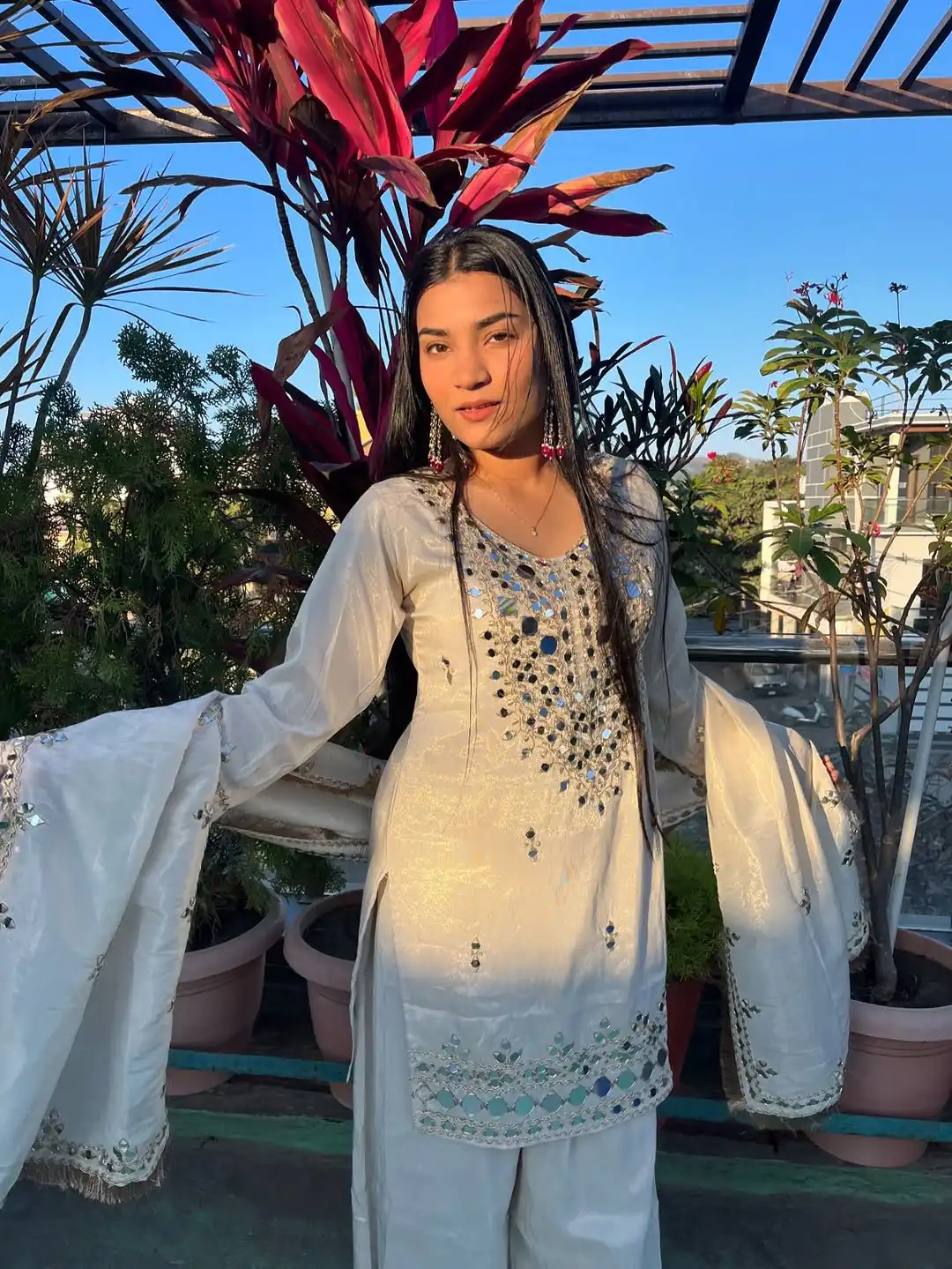 BE 328 Off White Faux Georgette Salwar Suit Perfect for Wedding, Party, Family Gatherings, Sangeet, Housewarming – . Affordable Price ₹2049. Days | Jump Suits, Salwar suit, Designer Suits, Casual Suits, Creative suits, Palazzo Suits, Party Wear Suits, Patiala Suits, Straight Suits