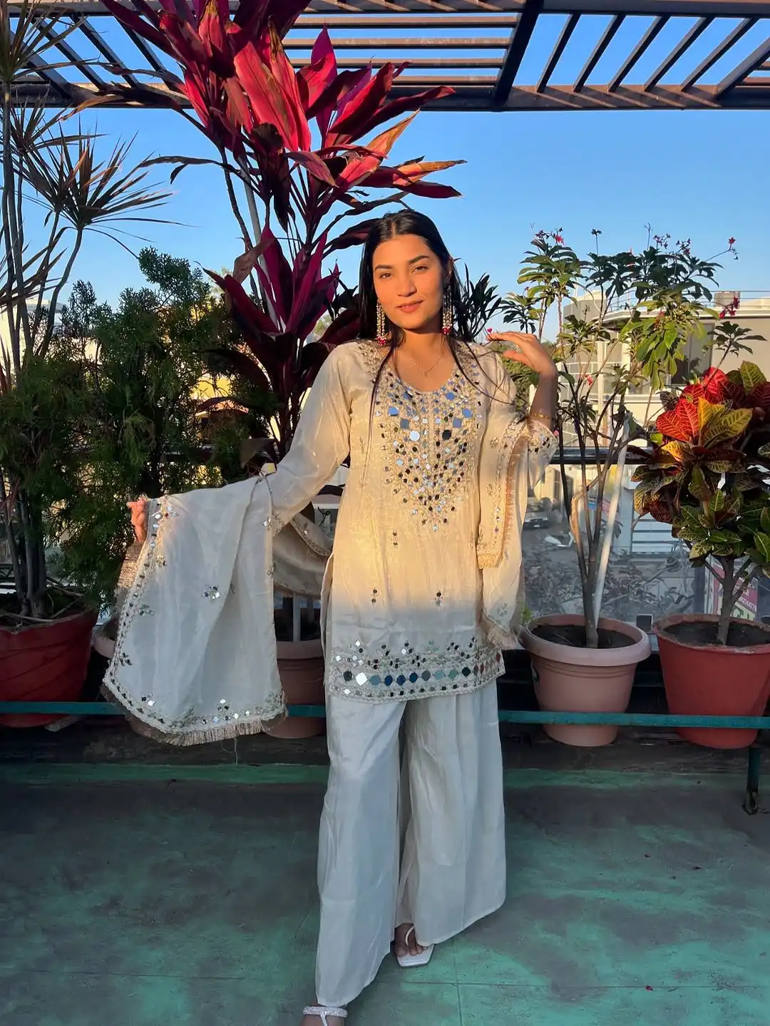 BE 328 Off White Faux Georgette Salwar Suit Perfect for Wedding, Party, Family Gatherings, Sangeet, Housewarming – . Affordable Price ₹2049. Days | Jump Suits, Salwar suit, Designer Suits, Casual Suits, Creative suits, Palazzo Suits, Party Wear Suits, Patiala Suits, Straight Suits