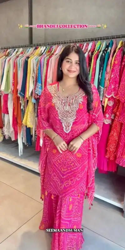 ST 226 Pink Color Georgette Salwar Suit with Embroidery Work. Introductory Price ₹1749. Delivery 4-6 Working Days. Shop now. | Jump Suits, Straight Suits, Salwar suit, Designer Suits, Casual Suits, Creative suits, Palazzo Suits, Party Wear Suits, Patiala Suits