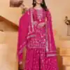 FE 99 Pink Color Fox Georgette Salwar Suit with Embroidery Work. Online Now at just ₹2549. Delivery 4-6 Working Days. Shop now. | Jump Suits, Salwar suit, Designer Suits, Casual Suits, Creative suits, Palazzo Suits, Party Wear Suits, Patiala Suits, Straight Suits