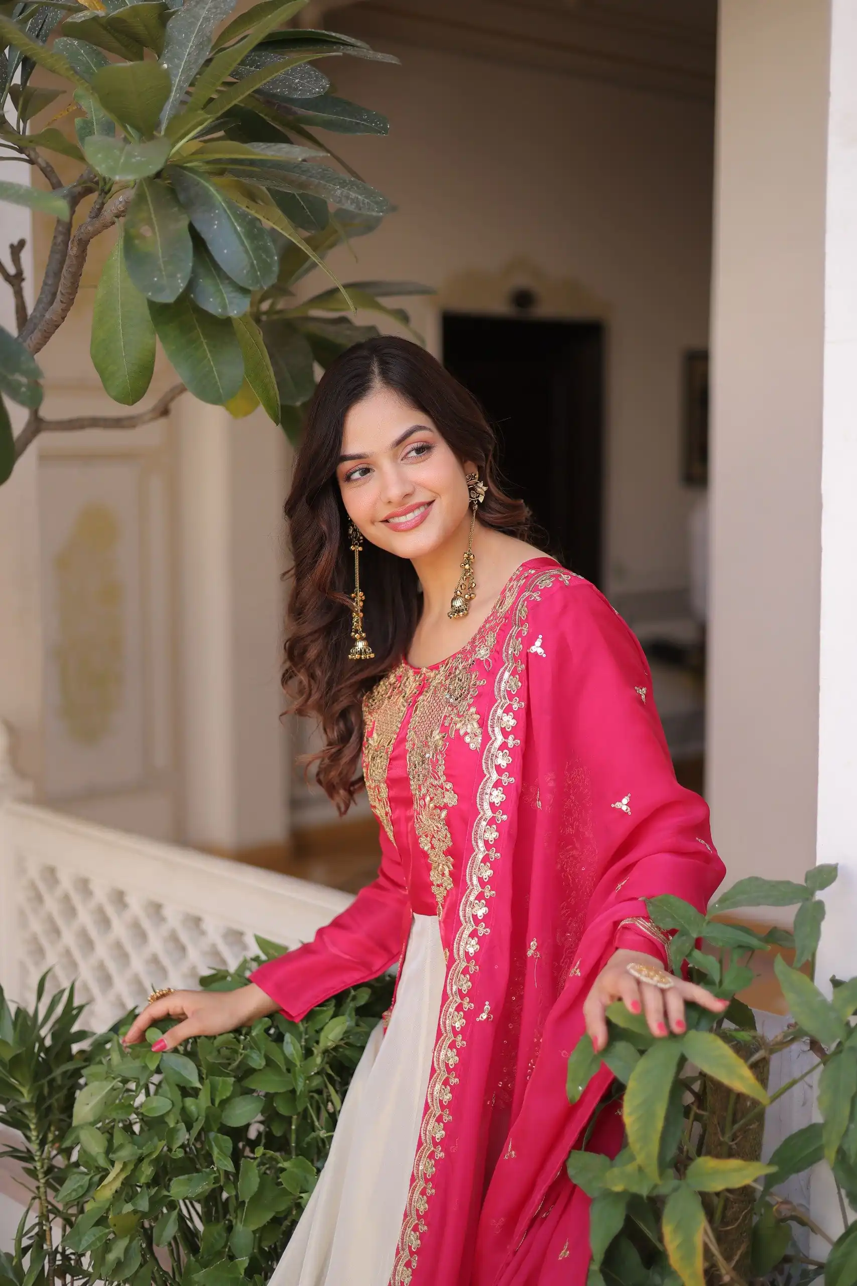 KA 1231 Pink in Glass Roman Sequins Work & Embroidery Work Gown . Affordable Price ₹2399. Delivery 4-6 Working Days. Shop now. | Gowns, Bollywood Gowns, Creative Gowns, Designer Gowns, Embroidered Gowns, Party Wear Gowns