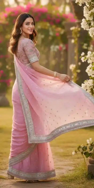 SC 1018 Pink Soft Organza Silk Saree with Lace Work & Embroidery Work. Festive Deal ₹2099. Delivery 4-6 Working Days. Shop now. | Sarees, Bollywood Sarees, Creative Sarees, Designer Sarees, Embroidered Sarees, Ethnic Saree, Modern Digital sarees, Party Wear Sarees