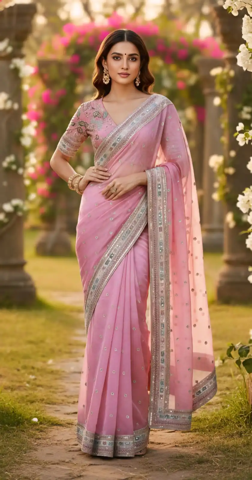 SC 1018 Pink Soft Organza Silk Saree with Lace Work & Embroidery Work. Festive Deal ₹2099. Delivery 4-6 Working Days. Shop now. | Sarees, Bollywood Sarees, Creative Sarees, Designer Sarees, Embroidered Sarees, Ethnic Saree, Modern Digital sarees, Party Wear Sarees