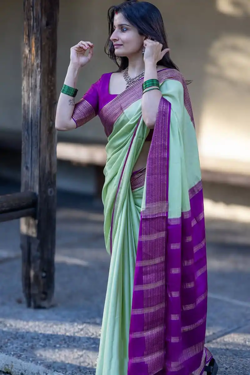 KPR 280 Pista Color Soft Lichi Silk Saree with Lace Border & Lace Work. Best Price ₹1449. Delivery 4-6 Working Days. Shop now. | Sarees, Bollywood Sarees, Creative Sarees, Designer Sarees, Embroidered Sarees, Ethnic Saree, Modern Digital sarees, Party Wear Sarees
