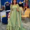 MF 1010 Pista Vichitra Silk Salwar Suit with Zari Work & Embroidery Work. Now at just ₹1769. Delivery 4-6 Working Days. Shop now. | Jump Suits, Salwar suit, Designer Suits, Casual Suits, Creative suits, Palazzo Suits, Party Wear Suits, Patiala Suits, Straight Suits