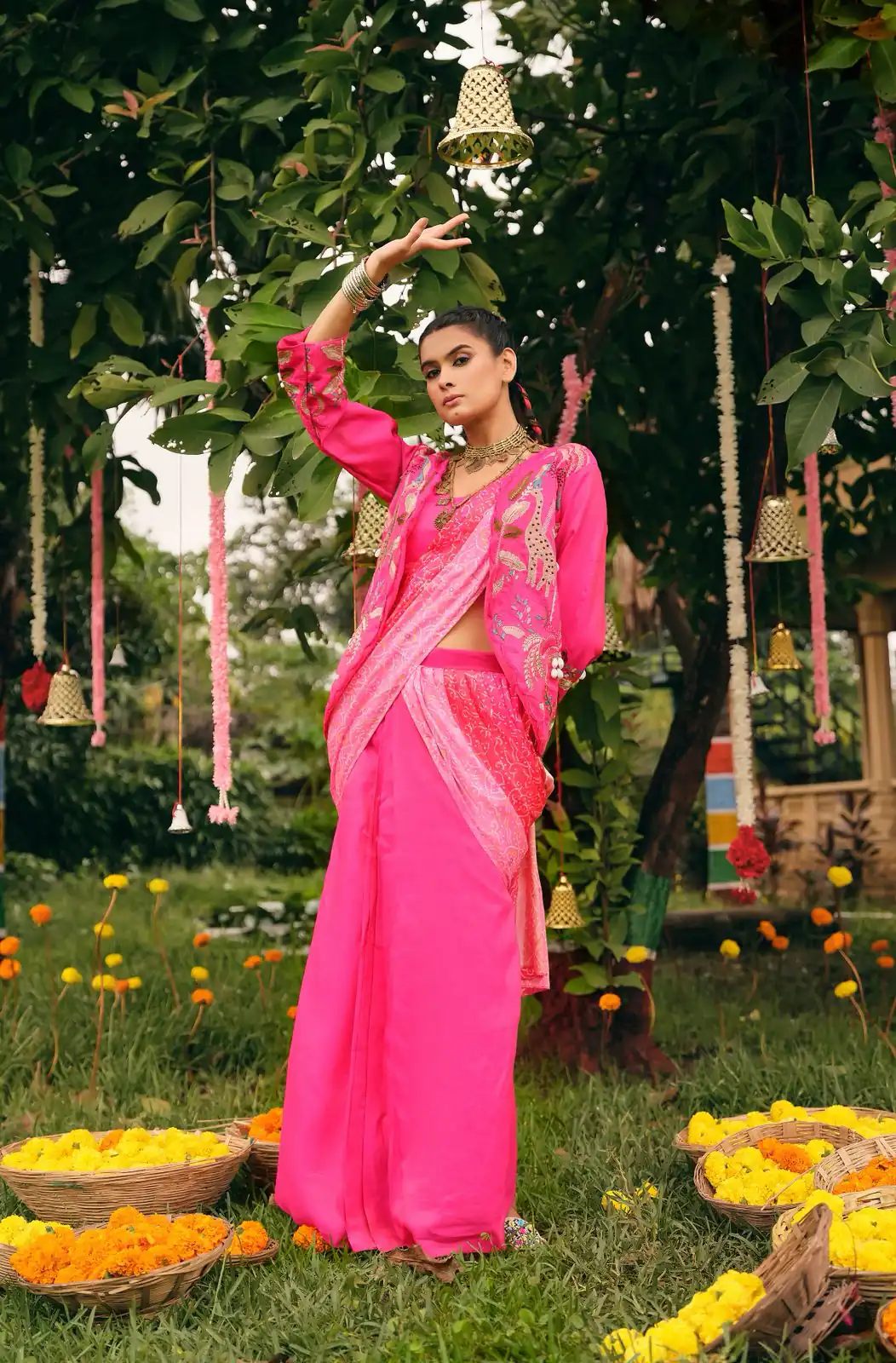 RR 34 Pink Shimmer Saree Perfect for Wedding, Party, Cultural Events, Durga Puja, Reception – . Best Price ₹2049. Delivery 4-6 Working Days. Shop now. | Sarees, Bollywood Sarees, Creative Sarees, Designer Sarees, Embroidered Sarees, Ethnic Saree, Modern Digital sarees, Party Wear Sarees