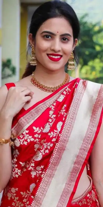 KPR 110 Red Soft Lichi Silk Saree Perfect for Wedding, Party, Reception, Diwali, Ethnic Day – . Affordable Price ₹1299. Delivery 4-6 Working Days. | Sarees, Bollywood Sarees, Creative Sarees, Designer Sarees, Embroidered Sarees, Ethnic Saree, Modern Digital sarees, Party Wear Sarees