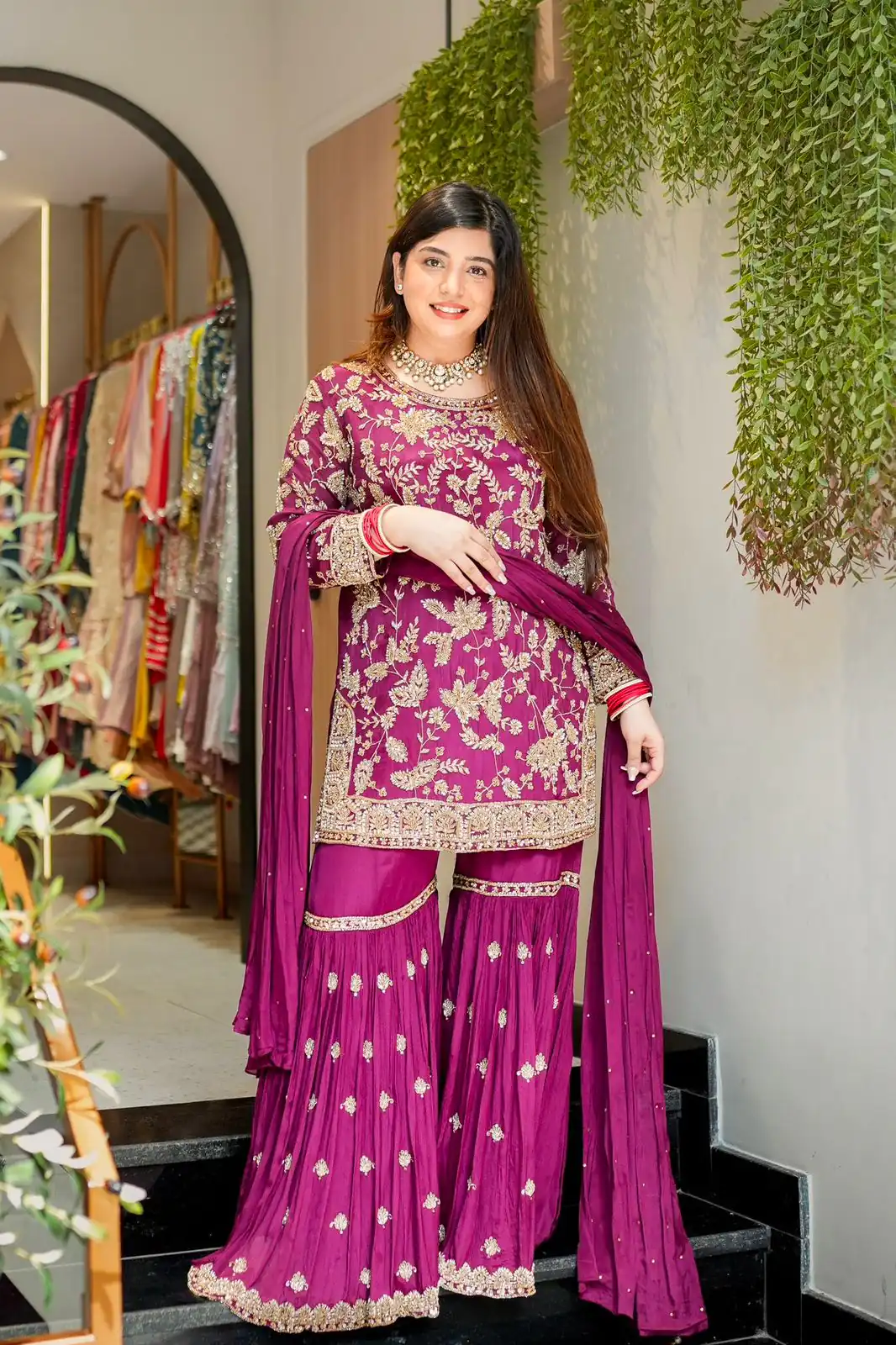 SRK 5302 Wine Color Georgette Salwar Suit with Embroidery Work. online Get it for ₹1899. Delivery 4-6 Working Days. Shop now. | Jump Suits, Salwar suit, Designer Suits, Casual Suits, Creative suits, Palazzo Suits, Party Wear Suits, Patiala Suits, Straight Suits
