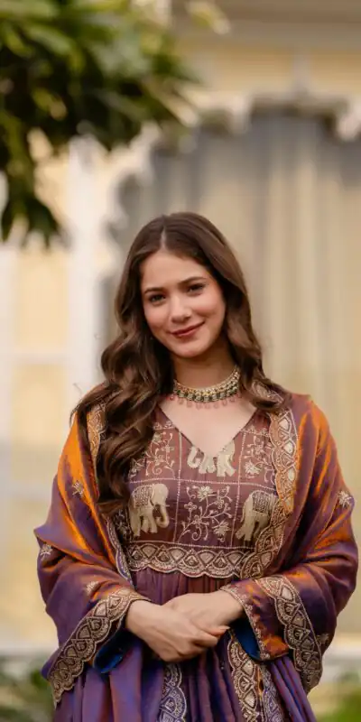 RR 38 Purple Fendy Satin Gown Perfect for Wedding, Party, Pongal, Makar Sankranti, Ganesh Chaturthi – . Available at ₹2649 only. Delivery 4-6 Wor | Gowns, Bollywood Gowns, Creative Gowns, Designer Gowns, Embroidered Gowns, Party Wear Gowns