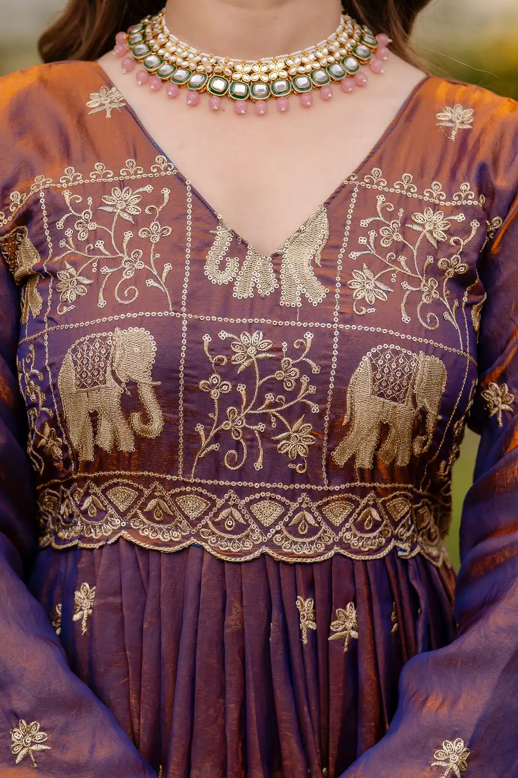 RR 38 Purple Fendy Satin Gown Perfect for Wedding, Party, Pongal, Makar Sankranti, Ganesh Chaturthi – . Available at ₹2649 only. Delivery 4-6 Wor | Gowns, Bollywood Gowns, Creative Gowns, Designer Gowns, Embroidered Gowns, Party Wear Gowns