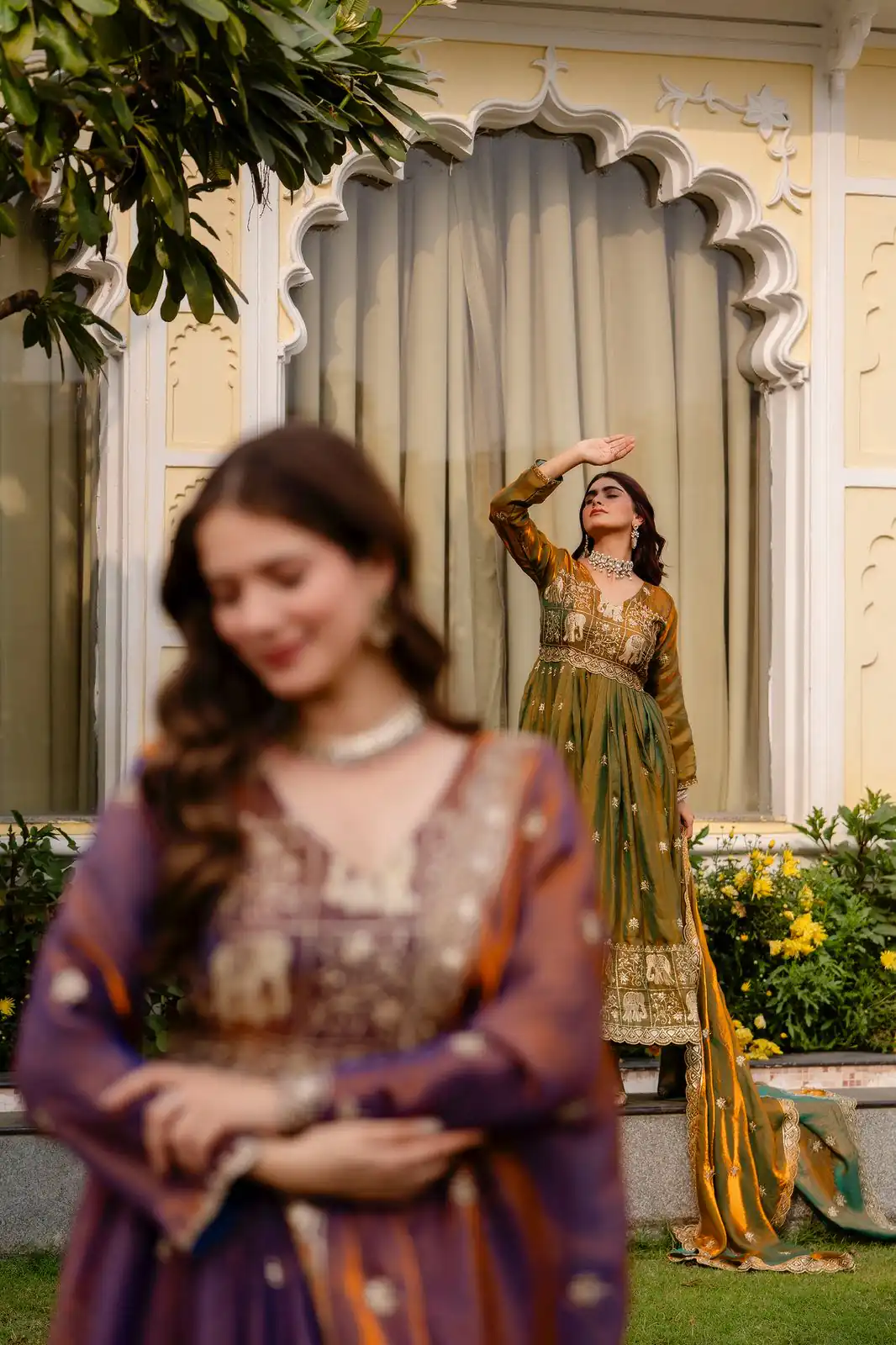 RR 38 Purple Fendy Satin Gown Perfect for Wedding, Party, Pongal, Makar Sankranti, Ganesh Chaturthi – . Available at ₹2649 only. Delivery 4-6 Wor | Gowns, Bollywood Gowns, Creative Gowns, Designer Gowns, Embroidered Gowns, Party Wear Gowns