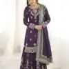 SSR 5007 Purple Color Faux Georgette Salwar Suit with Embroidery Work. Get it for ₹2449. Delivery 4-6 Working Days. Shop now. | Jump Suits, Salwar suit, Designer Suits, Casual Suits, Creative suits, Palazzo Suits, Party Wear Suits, Patiala Suits, Straight Suits