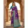 MB 50 Purple Pashmina Silk Saree with Lace Work & Lace Border. Online Festive Deal ₹2399. Delivery 4-6 Working Days. Shop now. | Sarees, Bollywood Sarees, Creative Sarees, Designer Sarees, Embroidered Sarees, Ethnic Saree, Modern Digital sarees, Party Wear Sarees