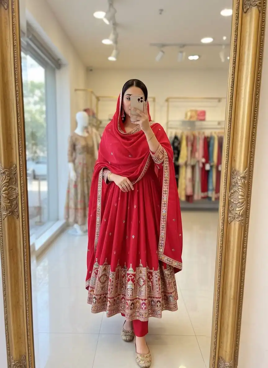WW 1191 Red Color Chinon Silk Sequence Lace Work Gown. Online Affordable Price ₹2549. Delivery 4-6 Working Days. Shop now. | Gowns, Bollywood Gowns, Creative Gowns, Designer Gowns, Embroidered Gowns, Party Wear Gowns