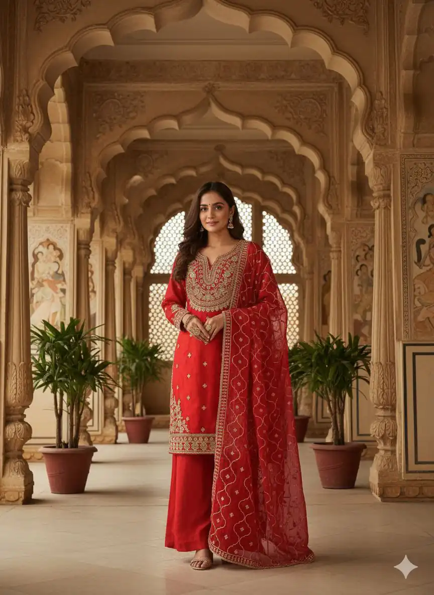 LG 2068 Red Salwar Suit Perfect for Wedding, Party, Baisakhi, Haldi, Ethnic Day –. Special Price ₹2149. Delivery 4-6 Working Days. Shop now. | Jump Suits, Straight Suits, Salwar suit, Designer Suits, Casual Suits, Creative suits, Palazzo Suits, Party Wear Suits, Patiala Suits