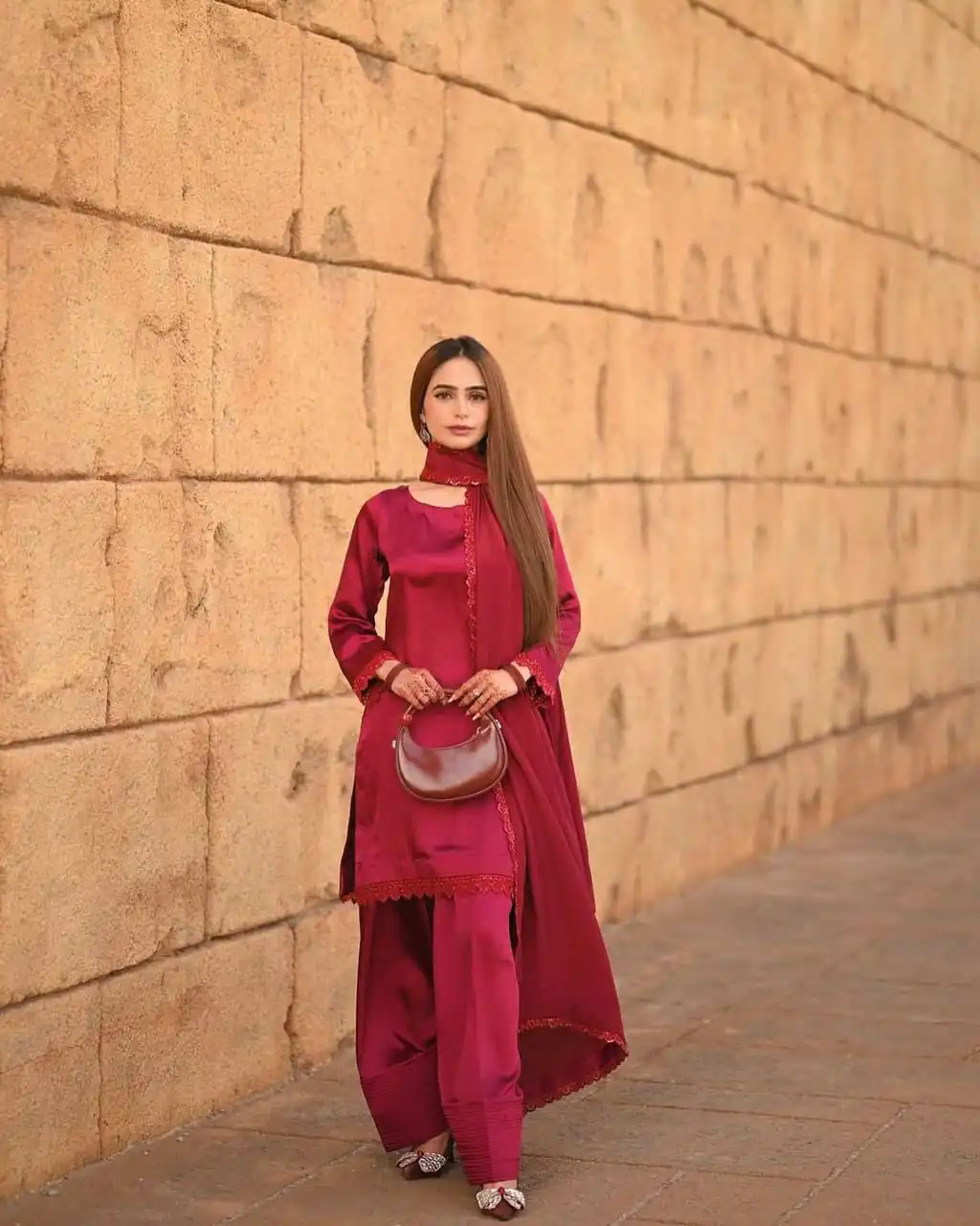 LG 1947 Red in French Crape. Lace Work & Embroidery Work Salwar Suit Grab it for ₹1699. Delivery 4-6 Working Days. Shop now. | Jump Suits, Salwar suit, Designer Suits, Casual Suits, Creative suits, Palazzo Suits, Party Wear Suits, Patiala Suits, Straight Suits