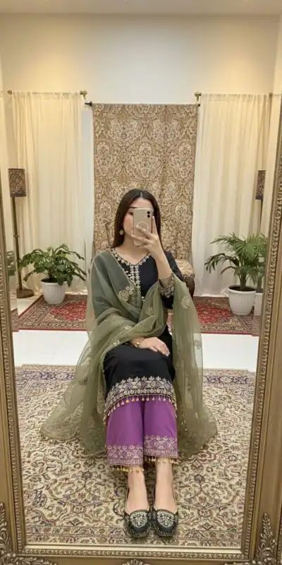 DB 35 Black Color Roman Silk Salwar Suit with Embroidery Work. Available at ₹2049 only. Delivery 4-6 Working Days. Shop now. | Jump Suits, Salwar suit, Designer Suits, Casual Suits, Creative suits, Palazzo Suits, Party Wear Suits, Patiala Suits, Straight Suits