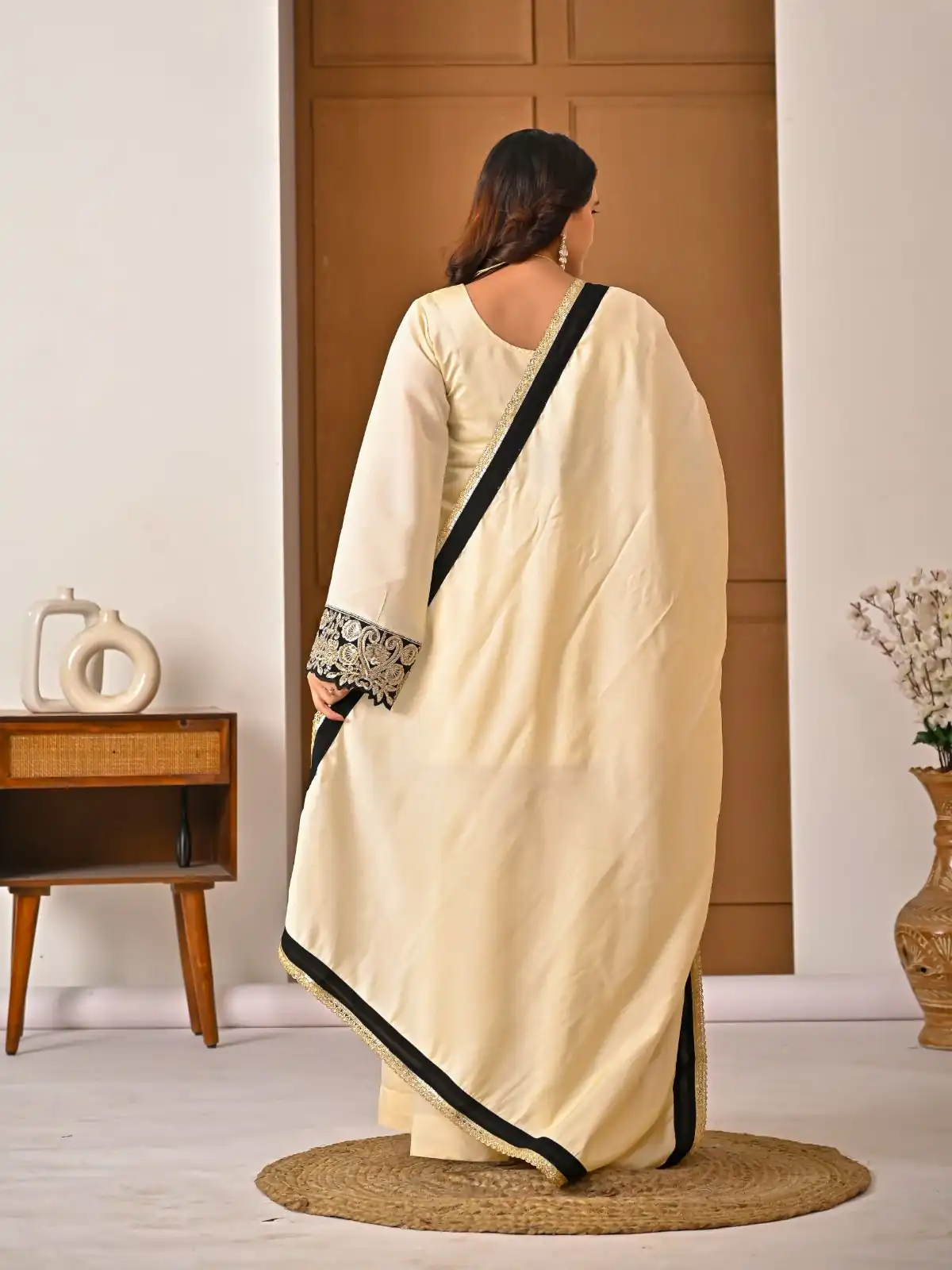 MD 3079 Cream Color Roman Silk Salwar Suit with Embroidery Work. Available at ₹2499 only. Delivery 4-6 Working Days. Shop now. | Jump Suits, Salwar suit, Designer Suits, Casual Suits, Creative suits, Palazzo Suits, Party Wear Suits, Patiala Suits, Straight Suits