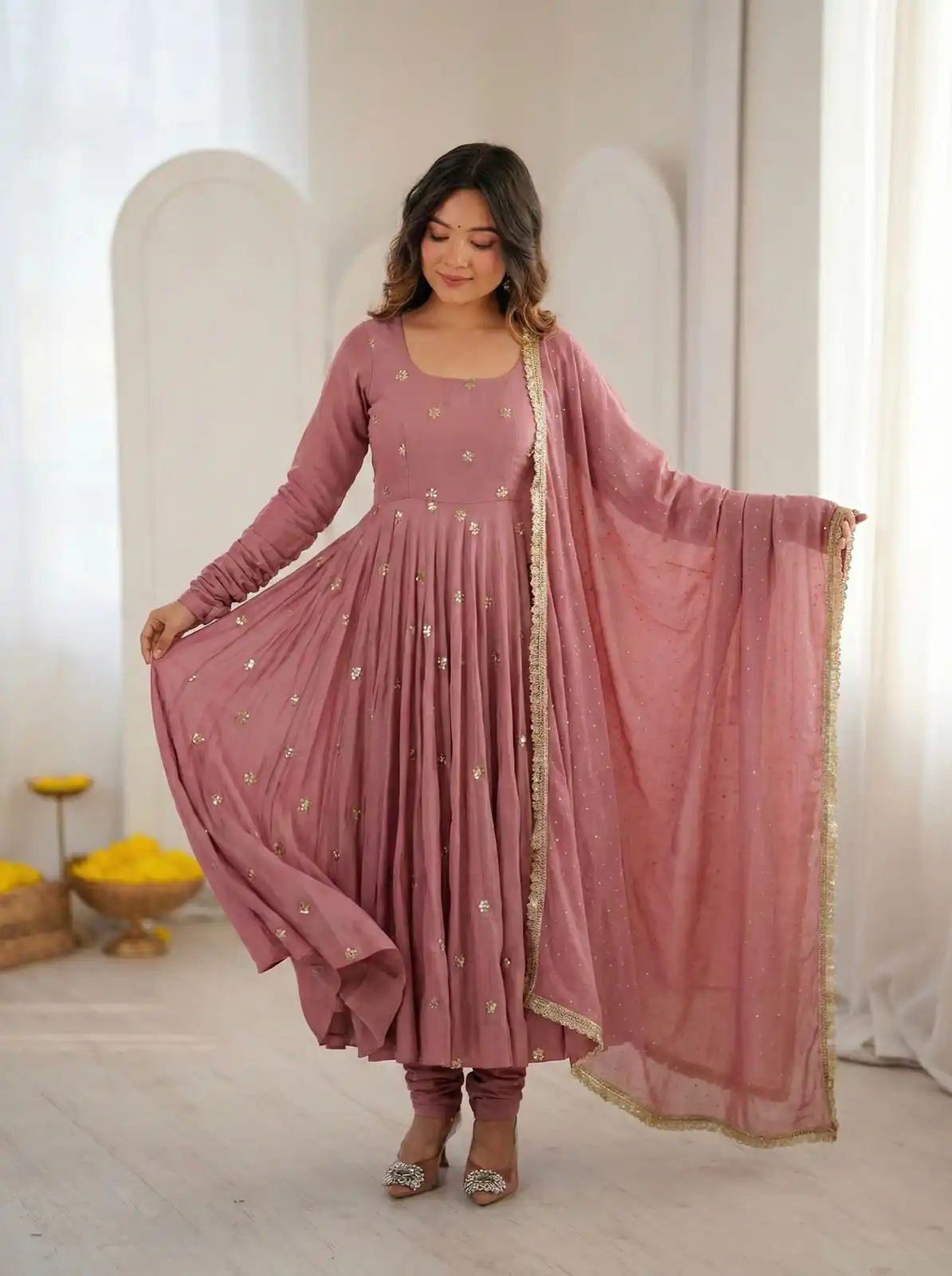 SRK 5330 Peach Color Roman Silk Salwar Suit with Embroidery Work. Available at ₹2099 only. Delivery 4-6 Working Days. Shop now. | Jump Suits, Salwar suit, Designer Suits, Casual Suits, Creative suits, Palazzo Suits, Party Wear Suits, Patiala Suits, Straight Suits