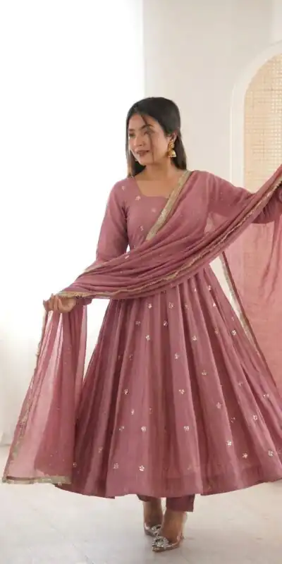 SRK 5330 Peach Color Roman Silk Salwar Suit with Embroidery Work. Available at ₹2099 only. Delivery 4-6 Working Days. Shop now. | Jump Suits, Salwar suit, Designer Suits, Casual Suits, Creative suits, Palazzo Suits, Party Wear Suits, Patiala Suits, Straight Suits