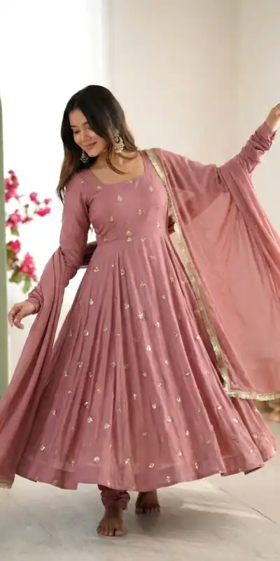 SRK 5330 Peach Color Roman Silk Salwar Suit with Embroidery Work. Available at ₹2099 only. Delivery 4-6 Working Days. Shop now. | Jump Suits, Salwar suit, Designer Suits, Casual Suits, Creative suits, Palazzo Suits, Party Wear Suits, Patiala Suits, Straight Suits
