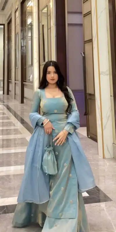RTCÂ 5915 Sky Blue in Fandy Silk Embroidery Work & Lace Work Salwar Suit . Affordable Price âš1999. Delivery 4-6 Working Days. Shop now. | Jump Suits, Salwar suit, Designer Suits, Casual Suits, Creative suits, Palazzo Suits, Party Wear Suits, Patiala Suits, Straight Suits