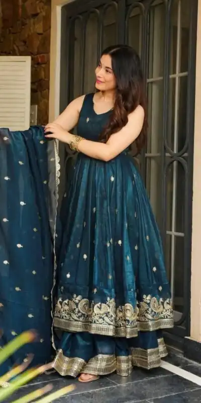 ZB 5055 Teal Embroidery Work Salwar Suit in Teal Gold Crazy. Available at ₹2449 only. Delivery 4-6 Working Days. Shop now. | Jump Suits, Salwar suit, Designer Suits, Casual Suits, Creative suits, Palazzo Suits, Party Wear Suits, Patiala Suits, Straight Suits