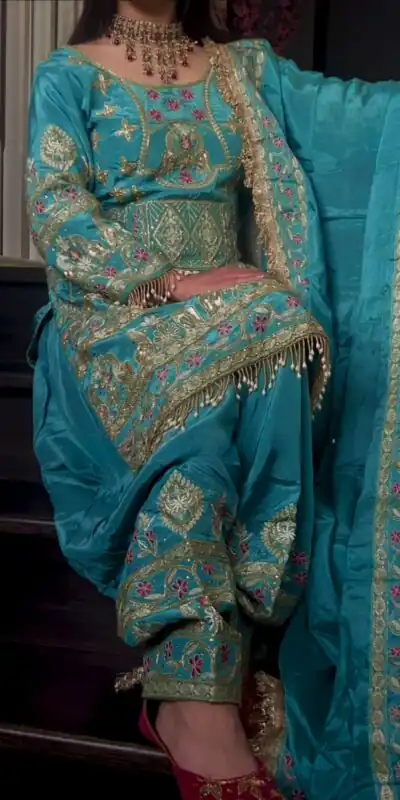 NF 1247 Blue in Color Natural Crepe Embroidery Work Salwar Suit . Affordable Price ₹2599. Delivery 4-6 Working Days. Shop now. | Jump Suits, Salwar suit, Designer Suits, Casual Suits, Creative suits, Palazzo Suits, Party Wear Suits, Patiala Suits, Straight Suits