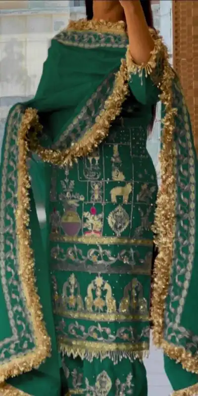 NF 1247 Green in Color Natural Crepe Embroidery Work Salwar Suit . Affordable Price ₹2599. Delivery 4-6 Working Days. Shop now. | Jump Suits, Salwar suit, Designer Suits, Casual Suits, Creative suits, Palazzo Suits, Party Wear Suits, Patiala Suits, Straight Suits