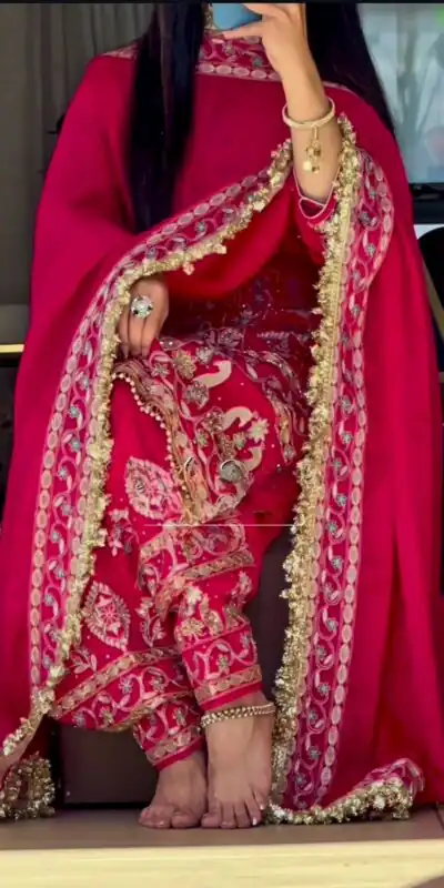 NF 1247 Pink in Color Natural Crepe Embroidery Work Salwar Suit . Affordable Price ₹2599. Delivery 4-6 Working Days. Shop now. | Jump Suits, Salwar suit, Designer Suits, Casual Suits, Creative suits, Palazzo Suits, Party Wear Suits, Patiala Suits, Straight Suits