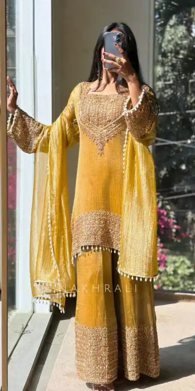 VLM 324 Mustered Fendy Silk Salwar Suit Perfect for Wedding, Party, Cultural Events, Sangeet, Housewarming – . Grab it for ₹2449. Delivery 4-6 Working Days | Jump Suits, Salwar suit, Designer Suits, Casual Suits, Creative suits, Palazzo Suits, Party Wear Suits, Patiala Suits, Straight Suits