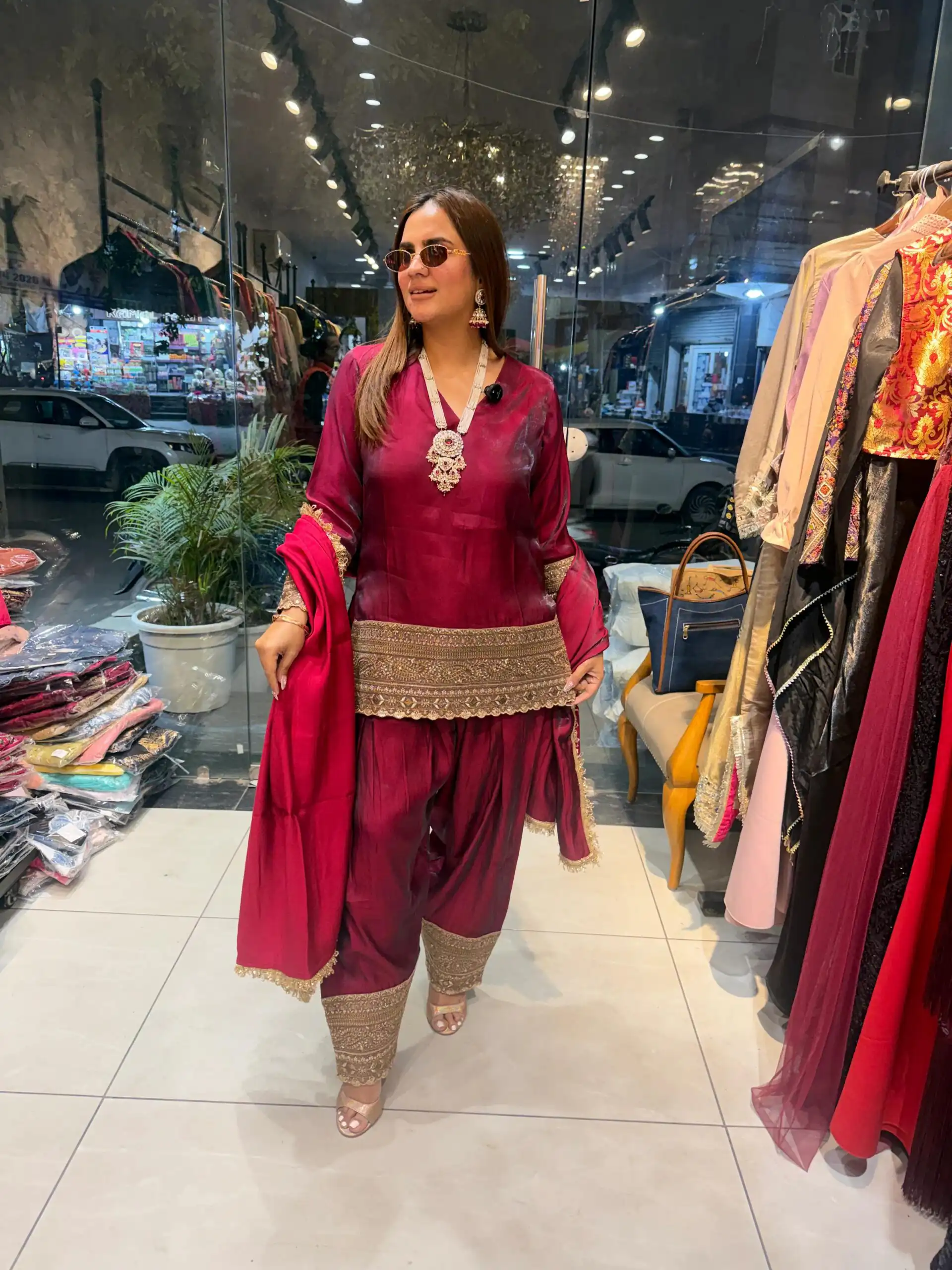 ZSR 3164 Red Fendy Silk Salwar Suitwith Embroidery Work & Lace Work. Now at just ₹2099. Delivery 4-6 Working Days. Shop now. | Jump Suits, Salwar suit, Designer Suits, Casual Suits, Creative suits, Palazzo Suits, Party Wear Suits, Patiala Suits, Straight Suits