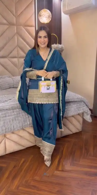 ZSR 3164 Teal Fendy Silk Salwar Suitwith Embroidery Work & Lace Work. Now at just ₹2099. Delivery 4-6 Working Days. Shop now. | Jump Suits, Salwar suit, Designer Suits, Casual Suits, Creative suits, Palazzo Suits, Party Wear Suits, Patiala Suits, Straight Suits