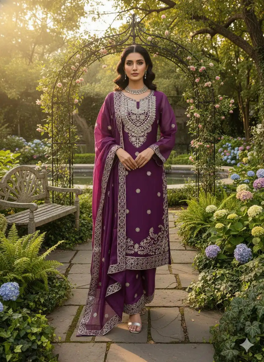 RTC 5981 Wine in Color Zimmy Silk Thread Embroidery Salwar Suit . Exclusive Offer ₹2049. Delivery 4-6 Working Days. Shop now. | Jump Suits, Salwar suit, Designer Suits, Casual Suits, Creative suits, Palazzo Suits, Party Wear Suits, Patiala Suits, Straight Suits