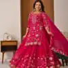 MD 3057 Pink Chinon Silk Salwar Suit with Embroidery Work & Lace Work. Affordable Price ₹2149. Delivery 4-6 Working Days. Shop now. | Jump Suits, Salwar suit, Designer Suits, Casual Suits, Creative suits, Palazzo Suits, Party Wear Suits, Patiala Suits, Straight Suits