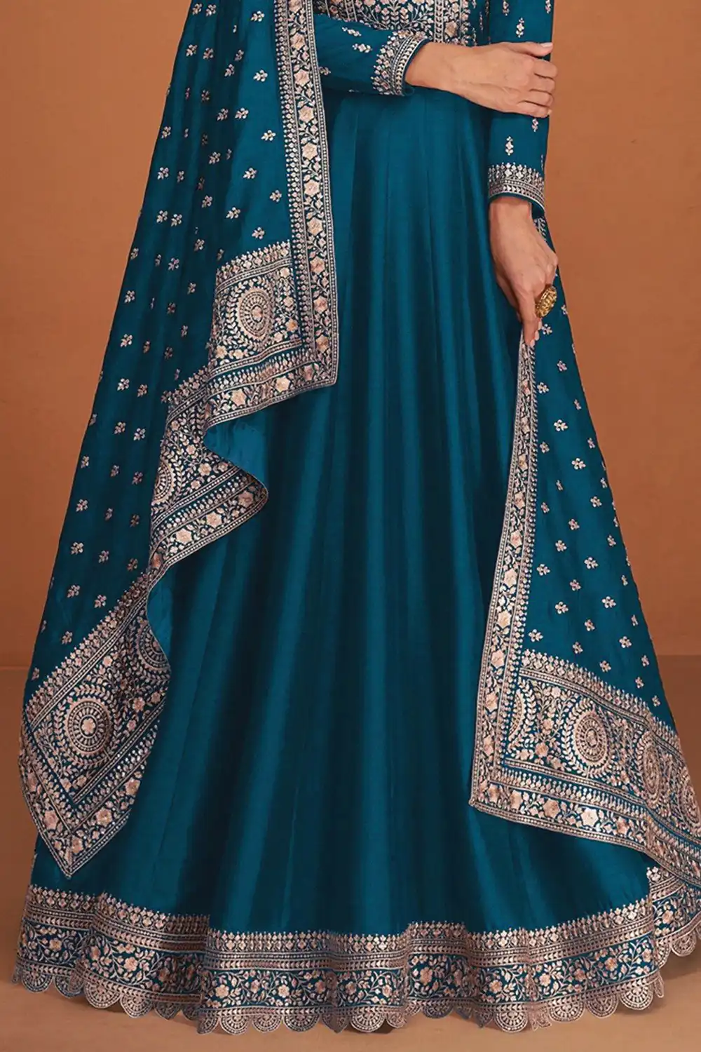 FC 9577 Teal Color Vichitra Salwar Suit with Embroidery Work. Available at ₹2649 only. Delivery 4-6 Working Days. Shop now. | Jump Suits, Salwar suit, Designer Suits, Casual Suits, Creative suits, Palazzo Suits, Party Wear Suits, Patiala Suits, Straight Suits