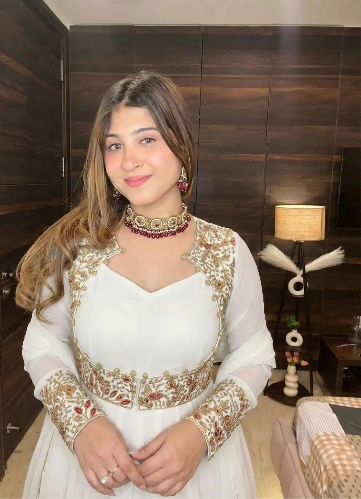 MF 496 White Faux Georgette Salwar Suit with Lace Work & Embroidery Work. Special Price ₹2449. Delivery 4-6 Working Days. Shop now. | Jump Suits, Salwar suit, Designer Suits, Casual Suits, Creative suits, Palazzo Suits, Party Wear Suits, Patiala Suits, Straight Suits