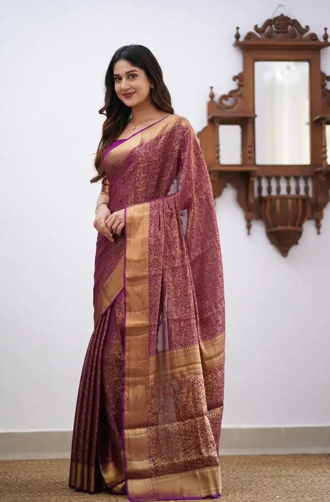 KPR 168 Wine in Soft Lichi Silk Lace Border & Lace Work Saree . Available at ₹1299 only. Delivery 4-6 Working Days. Shop now. | Sarees, Bollywood Sarees, Creative Sarees, Designer Sarees, Embroidered Sarees, Ethnic Saree, Modern Digital sarees, Party Wear Sarees