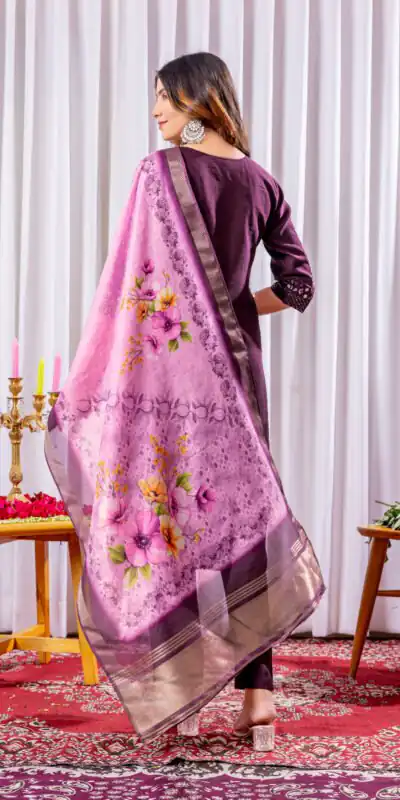 DIVA 111 Wine Viscose Silk Salwar Suit with Thread Embroidery Work. Best Price ₹2049. Delivery 4-6 Working Days. Shop now. | Jump Suits, Straight Suits, Salwar suit, Designer Suits, Casual Suits, Creative suits, Palazzo Suits, Party Wear Suits, Patiala Suits