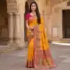MB 56 Yellow Paithani Silk Saree with Lace Border & Lace Work. Affordable Price ₹2399. Delivery 4-6 Working Days. Shop now. | Sarees, Bollywood Sarees, Creative Sarees, Designer Sarees, Embroidered Sarees, Ethnic Saree, Modern Digital sarees, Party Wear Sarees