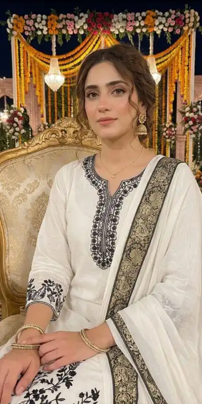 LG 2107 White Rayon Salwar Suit with Embroidery Work & Mirror Work. Grab it for ₹1999. Delivery 4-6 Working Days. Shop now. | Jump Suits, Salwar suit, Designer Suits, Casual Suits, Creative suits, Palazzo Suits, Party Wear Suits, Patiala Suits, Straight Suits