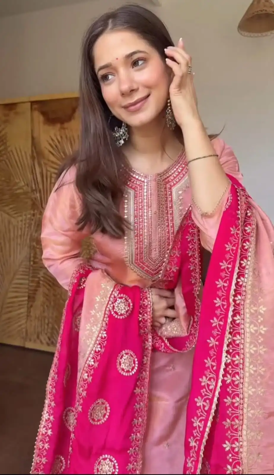 DC 119 Pink Chinon Salwar Suit with Embroidery Work & Digital Print. Festive Deal ₹1899. Delivery 4-6 Working Days. Shop now. | Jump Suits, Salwar suit, Designer Suits, Casual Suits, Creative suits, Palazzo Suits, Party Wear Suits, Patiala Suits, Straight Suits