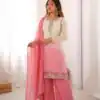 SR 1712 Pink Color Faux Georgette Salwar Suit with Designer Work. Affordable Price ₹1999. Delivery 4-6 Working Days. Shop now. | Jump Suits, Salwar suit, Designer Suits, Casual Suits, Creative suits, Palazzo Suits, Party Wear Suits, Patiala Suits, Straight Suits